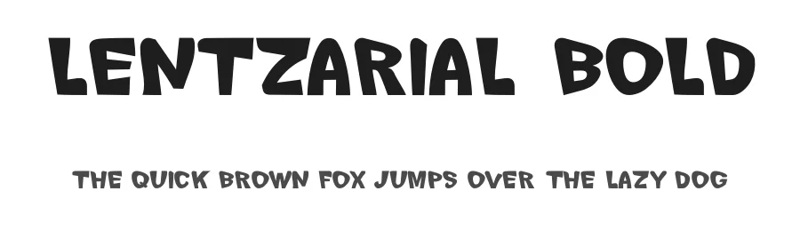 Lentzarial Bold by Christos Lentzaris — Script Handwritten Font