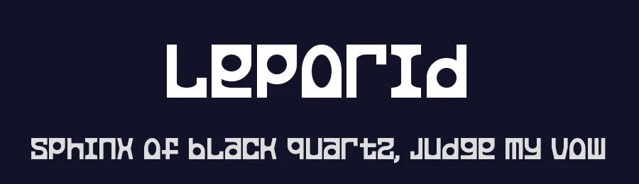 Leporid by GGBotNet — Display Font — thumbnail 2