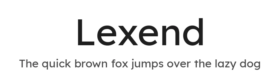 Lexend by Bonnie Shaver-Troup, Thomas Jockin — Sans Serif Font