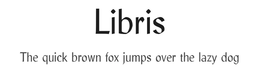 Libris by HARENDAL Hirwen — Sans Serif Font