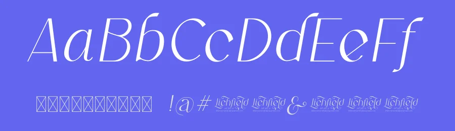Lichfield by Lettercorner Studio — Display Font — thumbnail 3