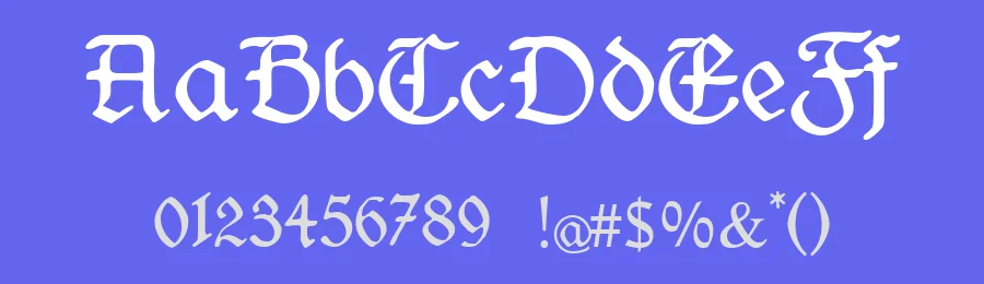 Liebing Gotisch — Script Handwritten Font — thumbnail 3