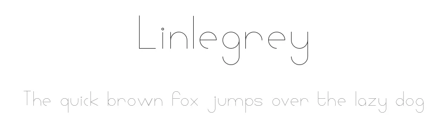 Linlegrey — Sans Serif Font