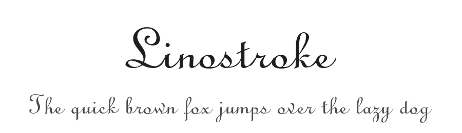Linostroke — Script Handwritten Font