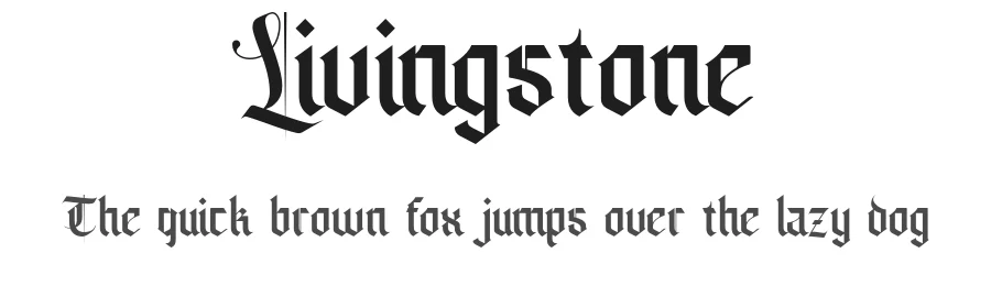 Livingstone by Stringlabs — Display Font