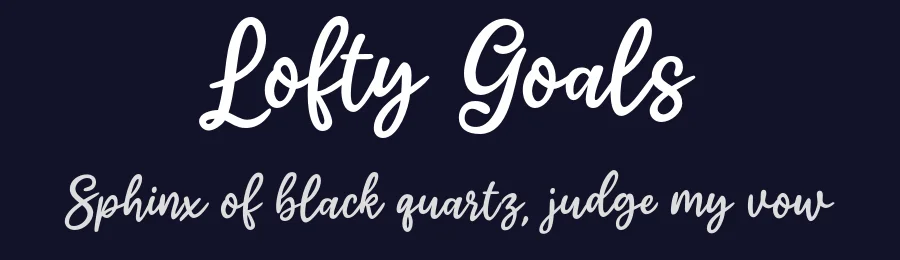 Lofty Goals by Ali Hamidi — Script Handwritten Font — thumbnail 2