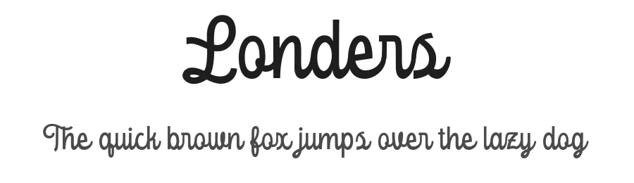 Londers by Letterhend Studio — Script Handwritten Font