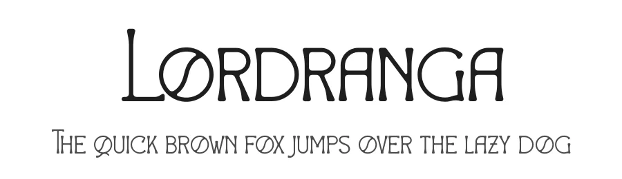 Lordranga by Heru Utama Putra — Display Font