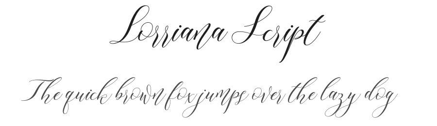 Lorriana Script by molidi — Script Handwritten Font