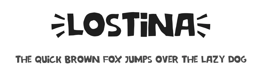 Lostina by AHMAD FASHIHULLISAN — Script Handwritten Font