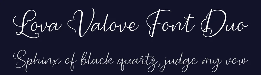 Lova Valove Font Duo by Situjuh Nazara — Script Handwritten Font — thumbnail 2