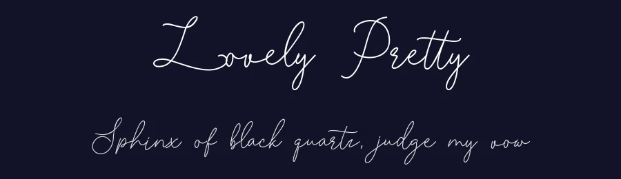 Lovely Pretty by Ahmad Muslimin — Script Handwritten Font — thumbnail 2