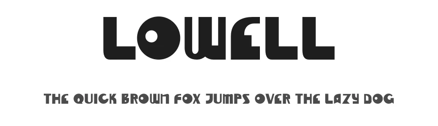 Lowell by denny-0980 — Display Font