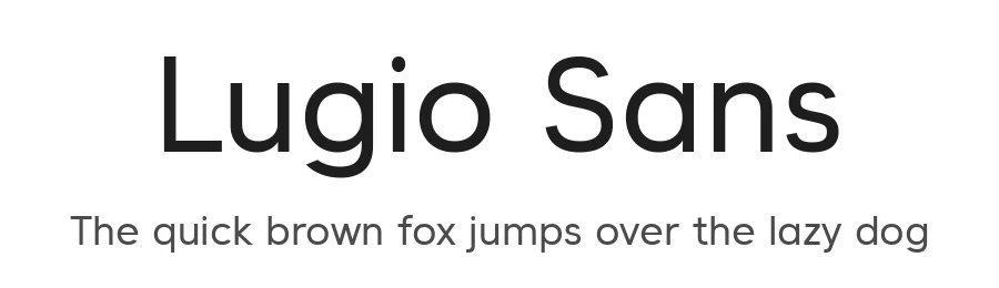 Lugio Sans by Diki Pradipta Tri Atmojo — Sans Serif Font