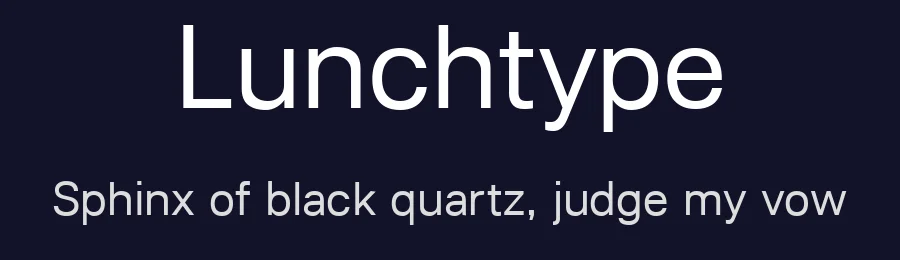 Lunchtype by Steppot — Sans Serif Font — thumbnail 2