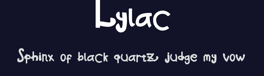 Lylac by Khairil Anwar — Display Font — thumbnail 2
