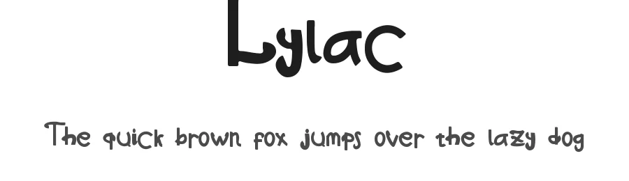 Lylac by Khairil Anwar — Display Font