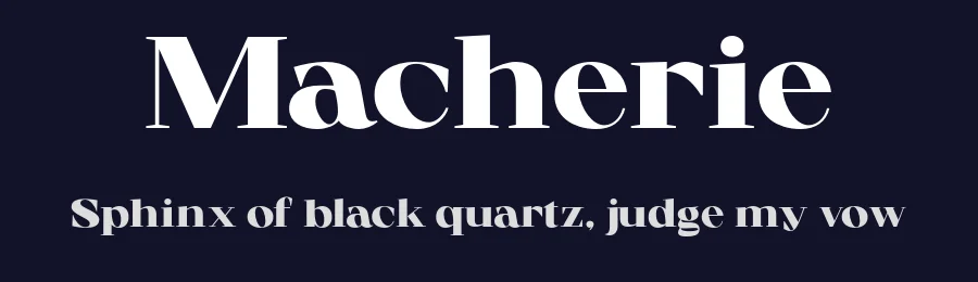 Macherie — Serif Font — thumbnail 2