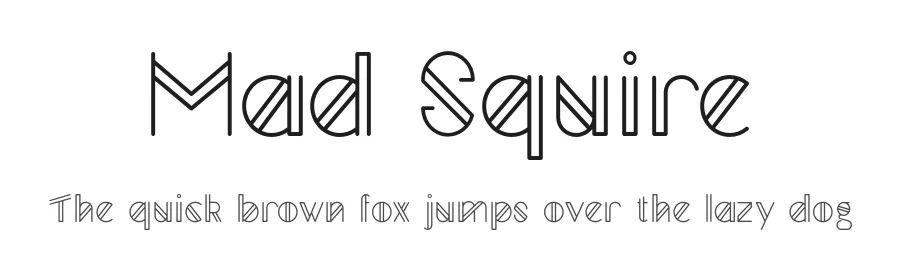 Mad Squire by Nele Tullus — Sans Serif Font