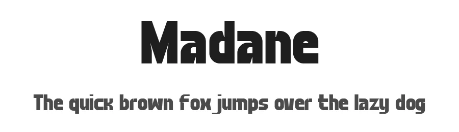 Madane by masantocreatype — Display Font