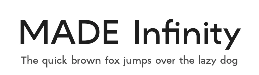 MADE Infinity β Sans Serif Font