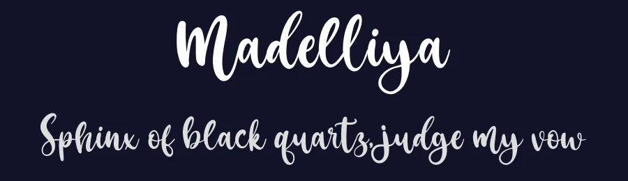 Madelliya by Fokira — Script Handwritten Font — thumbnail 2