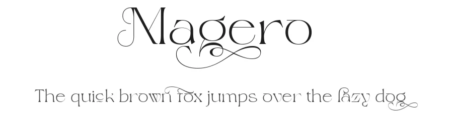 Magero by Ekayasa — Serif Font