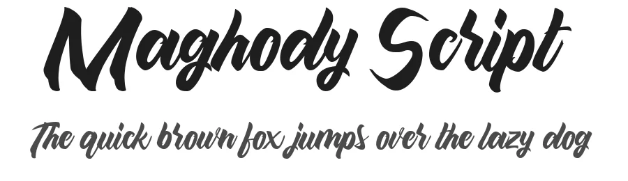 Maghody Script by Rian Rahardi — Script Handwritten Font