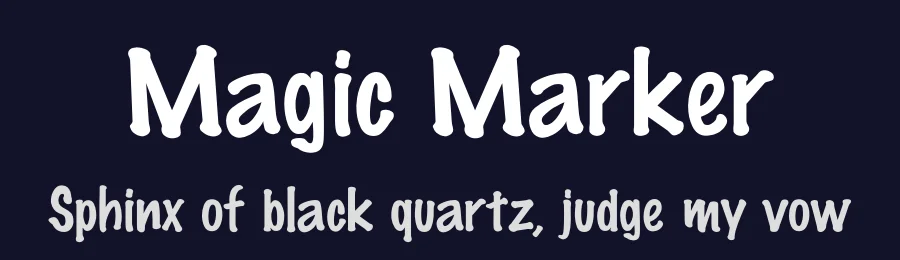 Magic Marker — Script Handwritten Font — thumbnail 2