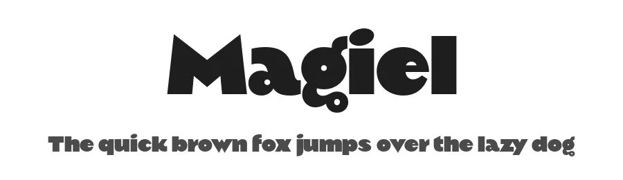 Magiel by Mateusz Machalski β Sans Serif Font