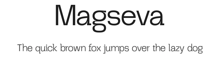 Magseva by Ragamkata Studio — Display Font