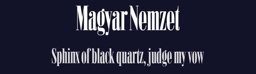 Magyar Nemzet by bBox Type GmbH — Serif Font — thumbnail 2