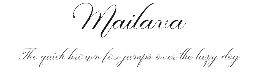 Mailava by Eni.Calligraphy X TypeAliens — Script Handwritten Font