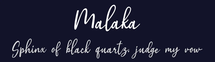 Malaka by Cohi — Script Handwritten Font — thumbnail 2