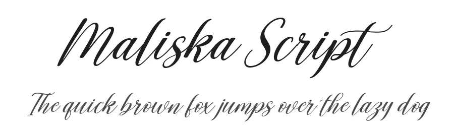 Maliska Script by Gatype — Script Handwritten Font