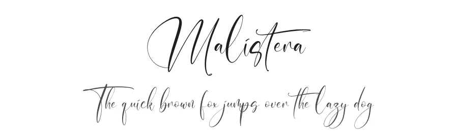 Malistera by Perspectype Studio — Script Handwritten Font