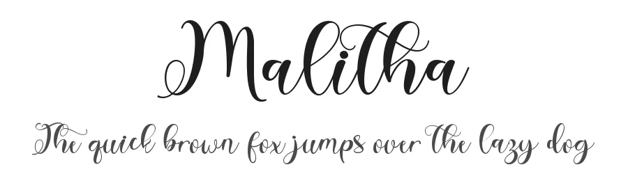 Malitha by Selvia Design 2022 (Selvia Cahya Kusuma Devi) — Script Handwritten Font