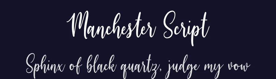 Manchester Script — Script Handwritten Font — thumbnail 2