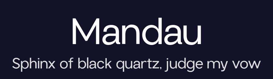 Mandau by By Abdul Artega — Sans Serif Font — thumbnail 2