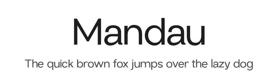 Mandau by By Abdul Artega — Sans Serif Font