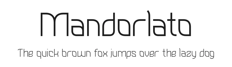 Mandorlato by Stefano Giliberti (brumale) — Sans Serif Font