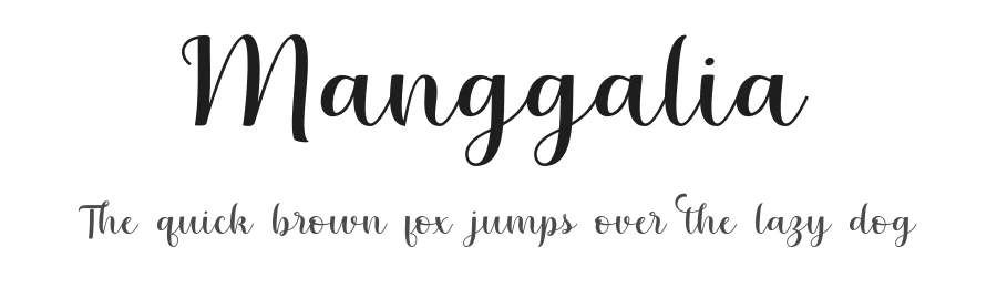 Manggalia by Khaidir — Script Handwritten Font