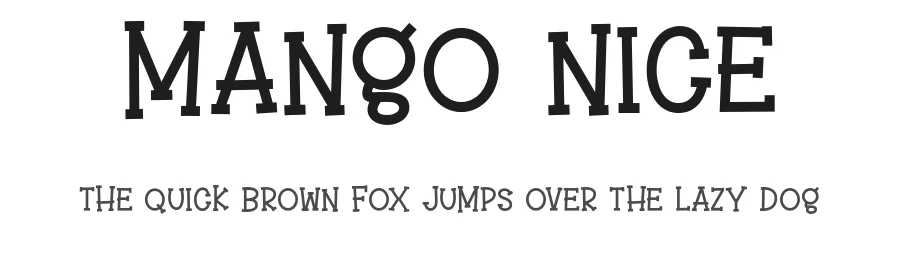 Mango Nice by Khurasan — Script Handwritten Font