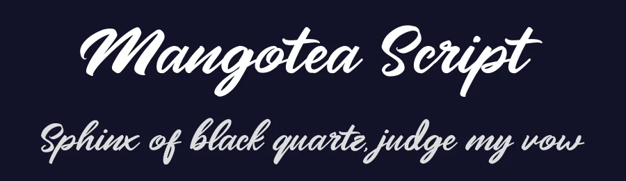 Mangotea Script by Ferry Hadriyan — Script Handwritten Font — thumbnail 2