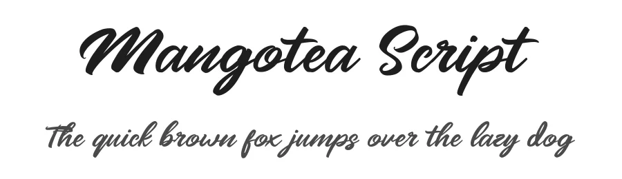 Mangotea Script by Ferry Hadriyan — Script Handwritten Font