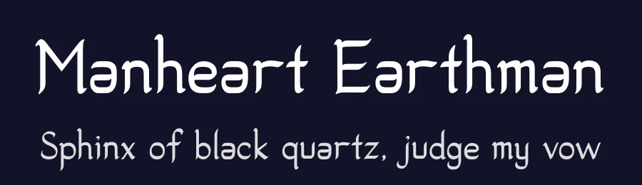 Manheart Earthman by Manheart Earthman | Bilgekılınç Topraksoy — Script Handwritten Font — thumbnail 2