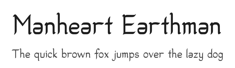 Manheart Earthman by Manheart Earthman | Bilgekılınç Topraksoy — Script Handwritten Font