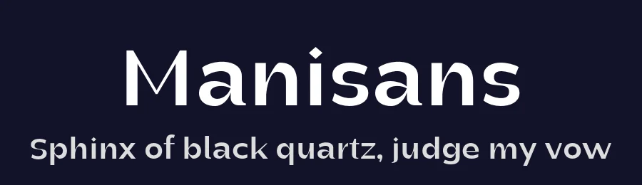 Manisans by By Abdul Artega — Sans Serif Font — thumbnail 2