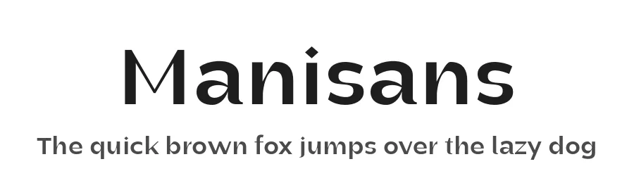 Manisans by By Abdul Artega — Sans Serif Font