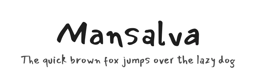 Mansalva by Carolina Short — Script Handwritten Font